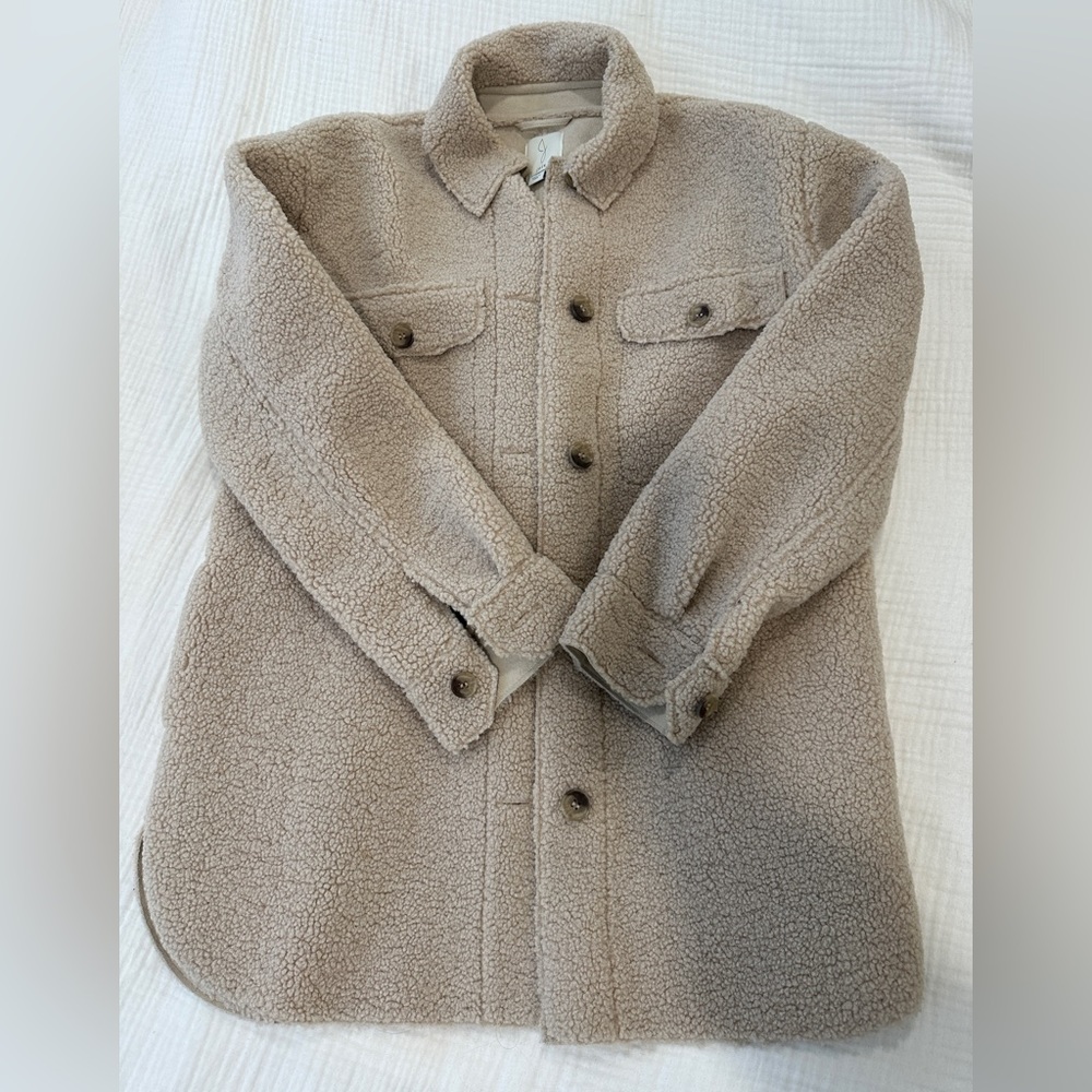 Sherpa shacket